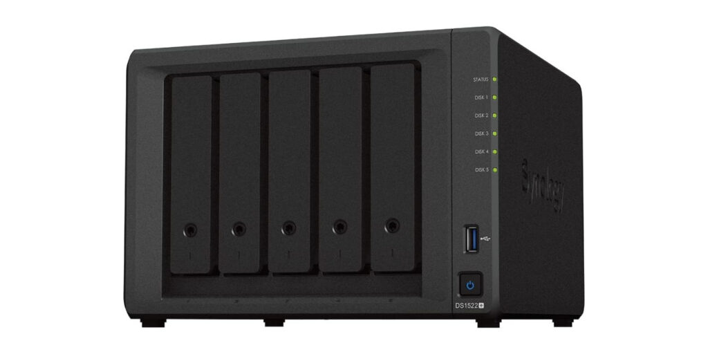 Synology 5-bay DiskStation DS1522+ Product Image